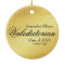 Gold Valedictorian Personalised Gold Christmas