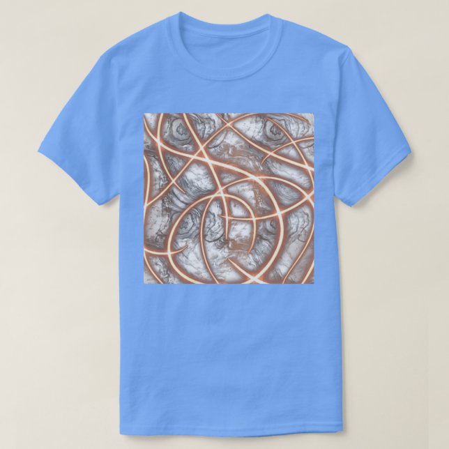 Gold Veils in Metal T-Shirt (Design Front)
