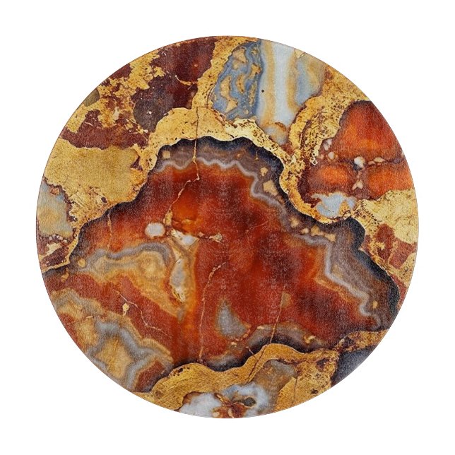 Gold Vein Agate Cutting Board (Front)