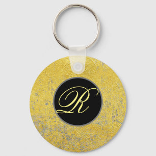 Gold vintage key ring