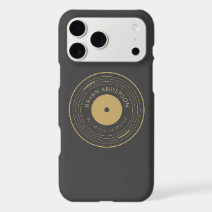 Gold Vinyl Record DJ Producer