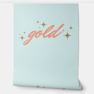 gold vinyl wallpaper