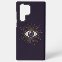Gold & Violet Mystic Evil Eye Nazar Mati