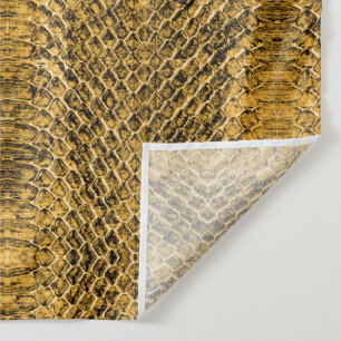 Gold Viper Faded Snakeskin Backdrop Tapestry