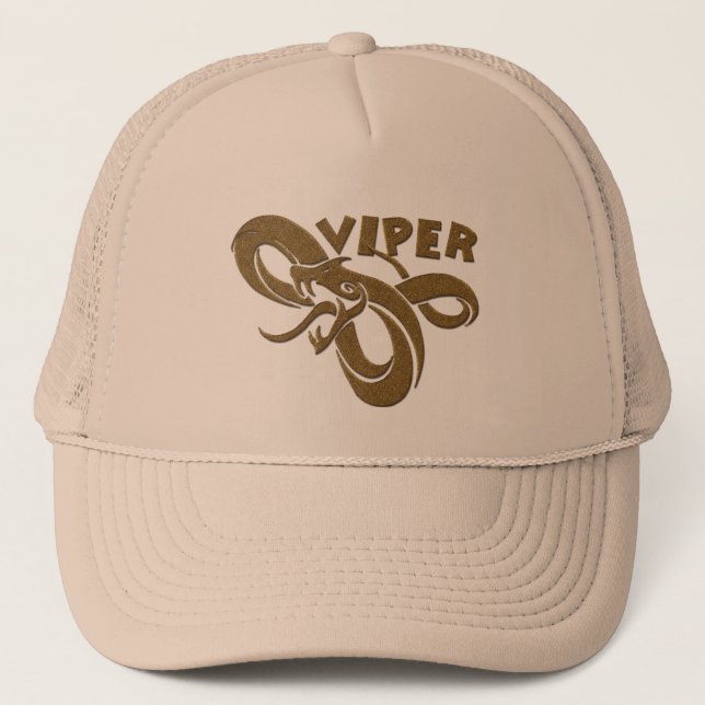 GOLD VIPER TRUCKER HAT (Front)