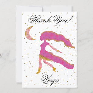 Gold Virgo 1st Birthday & Big Photo Thank You
