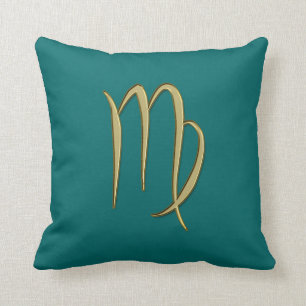 gold virgo cushion