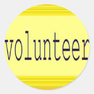 Gold volunteer brick stickers