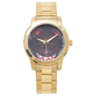 gold watch with my face on it
