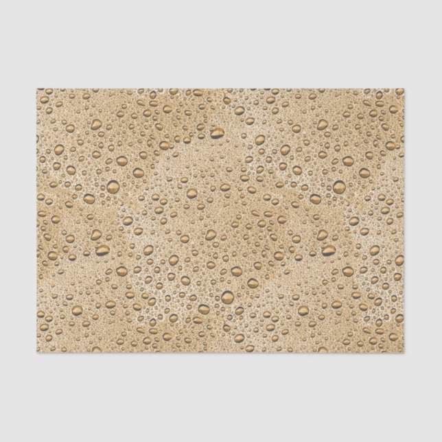 Gold water droplets tissue paper (Front)