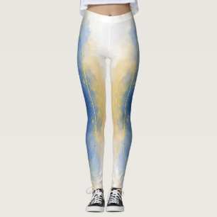 Gold & Water Leggings