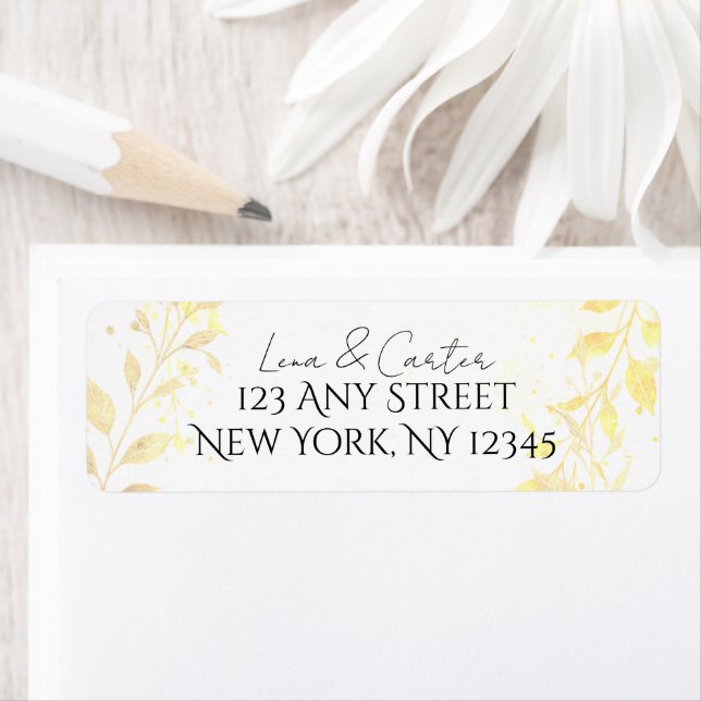 Gold Watercolor Foil Minimalist  (Insitu)