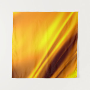 Gold waving abstract background tapestry