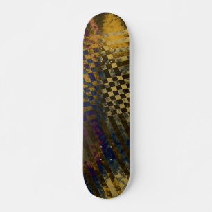 Gold Weave Skateboard