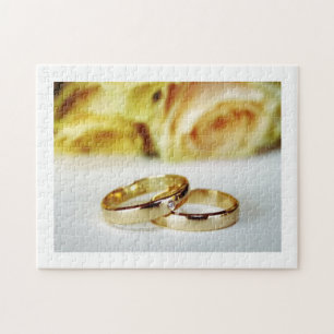 Gold Wedding Bands Jigsaw Puzzle