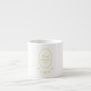 Gold Wedding Espresso Cup