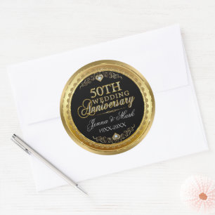 Gold Wedding Glam Gold & Diamonds Cake Stand Classic Round Sticker