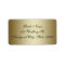 Gold Wedding RSVP Return Address Labels