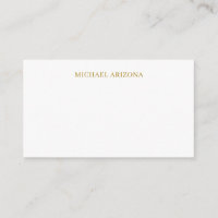 Gold & White Colour Minimalist Simple Plain Modern