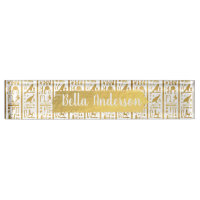 Gold & White Egyptian Egypt Glam Modern Chic