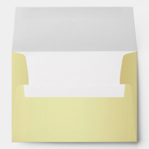 Gold & White Glitter Confetti Faux Foil Envelopes