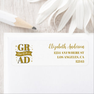 Gold & White Graduation Party