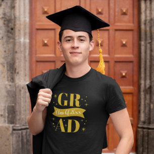 Gold & White Graduation Party T-Shirt