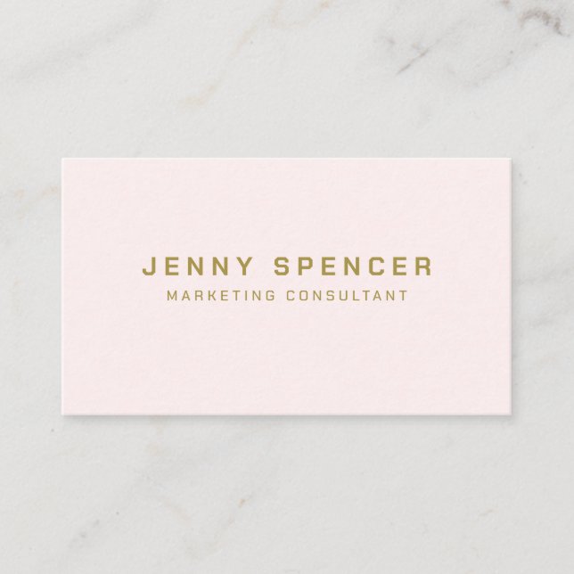 Gold white Minimalist  QR Code Professional Business Card (Front)