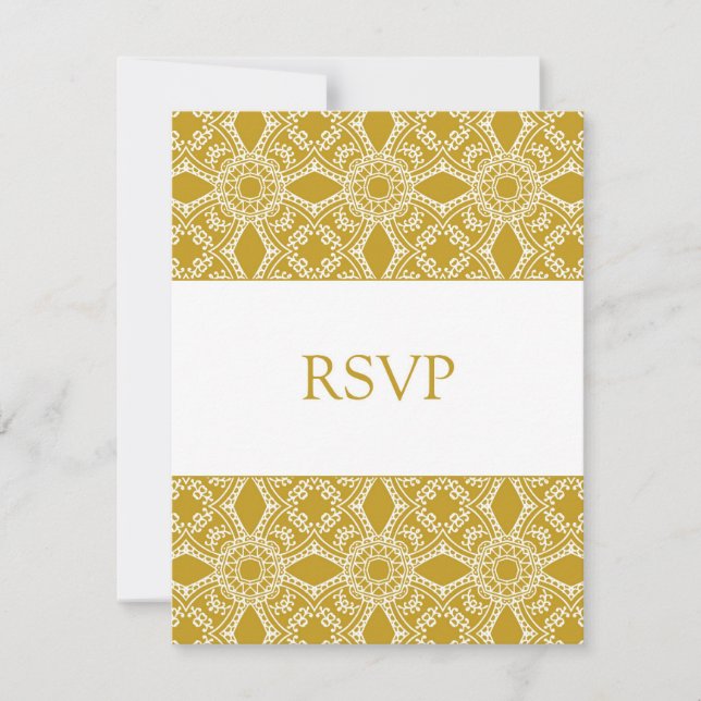 Gold/White RSVP 2-sided (Front)