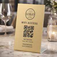 Gold Wifi Access Business Company Logo