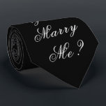 Gold Will You Marry Me Proposal Script Elegant Tie<br><div class="desc">Gorgeous and elegant “Will You Marry Me?” neck tie. Throw a proposal party! How fun would that be? Wear this tie and see how long it is before she realises what the message is. Such a great memory to make. This will positively make your proposal a truly memorable and special...</div>