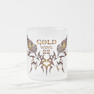 Gold Wing-2 Glass Mug
