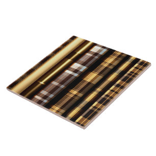 Gold Wood Trendy Art Lamperia Collection Tile