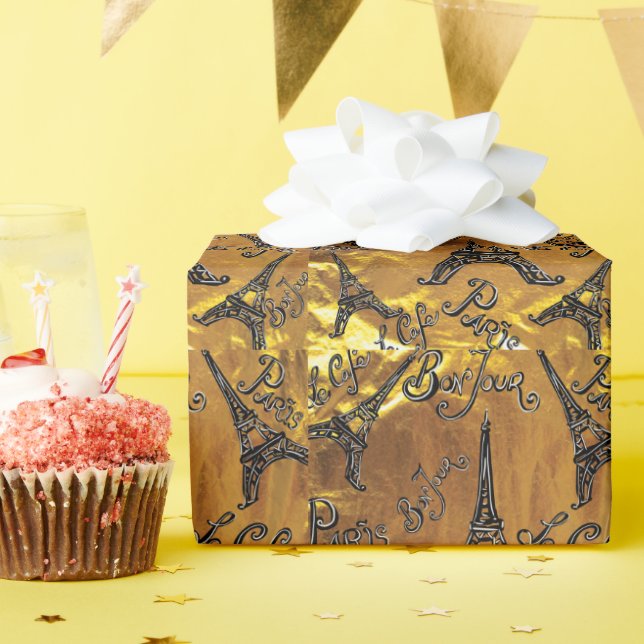 Gold Wrapping Paper (Birthday Party)