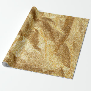 Gold wrinkled paper texture abstract background.go
