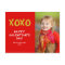 Gold XOXO | Valentine's Day Photo Postcard