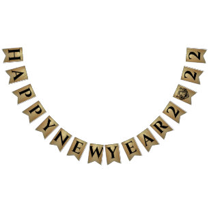 Gold Year of Tiger   Happy New Year 2022 Bunting