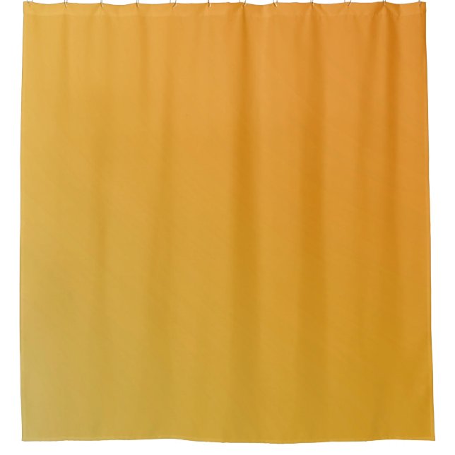 Gold yellow blue colour simple shower curtain (Front)