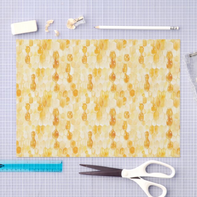 Gold Yellow Honey Birthday Tissue Paper (Craft)