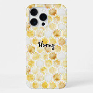 Gold Yellow Honeycomb iPhone 16 Pro Max Case