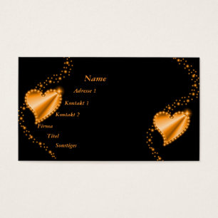 gold, yellow Rainbow Heart with Stars on black