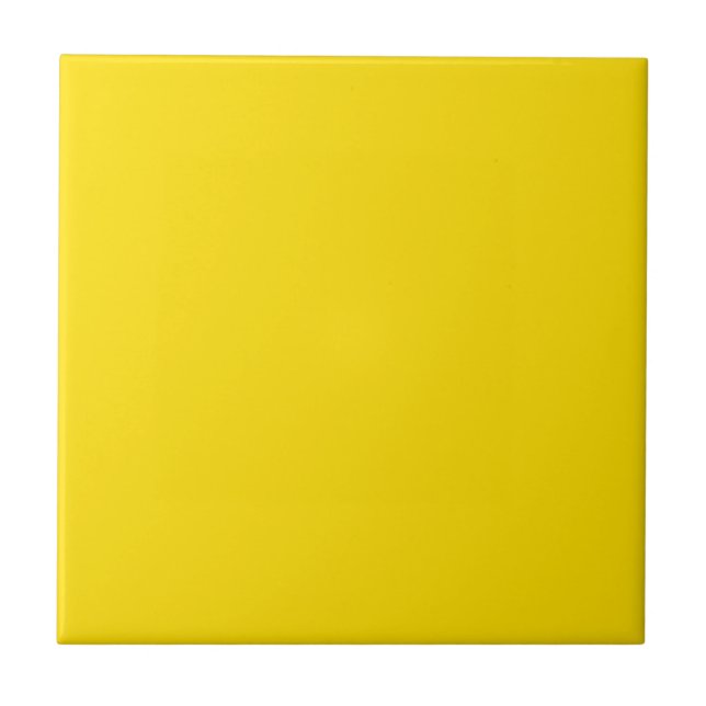 Gold Yellow Solid Colour Tile (Front)