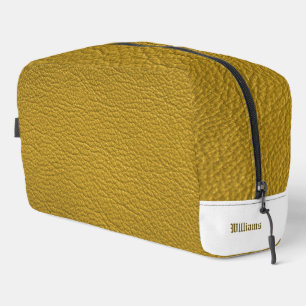 Gold Yellow Toiletry Bag