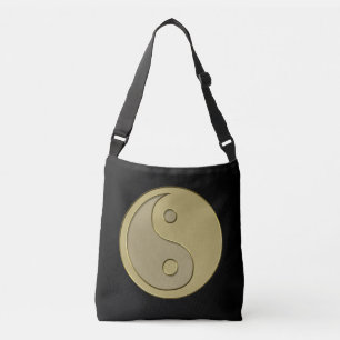 "gold" yin yang crossbody bag