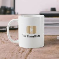 Gold Youtube Channel Vlogger Youtuber