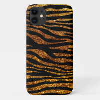 Gold Zebra, Glitter Zebra, Zebra Print, Stripes
