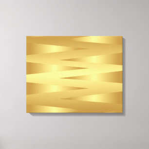Gold Zig Zag Home Abstract Decor Picture