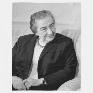 GOLDA MEIR FLEECE BLANKET
