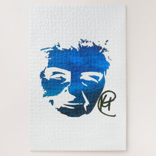 Golda Meir Splatter Art Puzzle