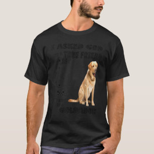 Goldador Quote Mum Dad Print, Cute Golden Retrieve T-Shirt